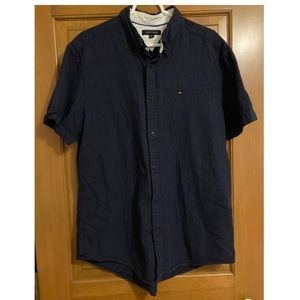 Men’s Tommy Hilfiger Navy Short Sleeve- Size XL